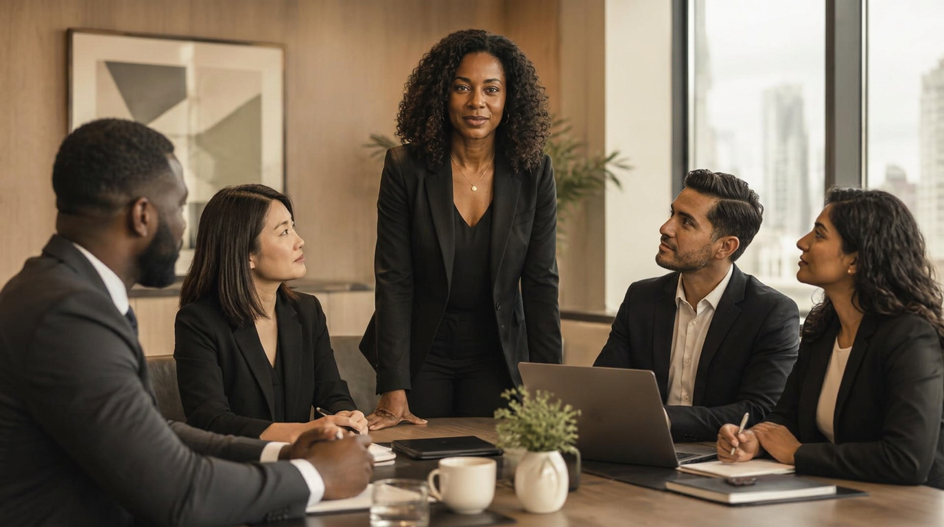 A workforce performance specialist observing an employee at a workstation